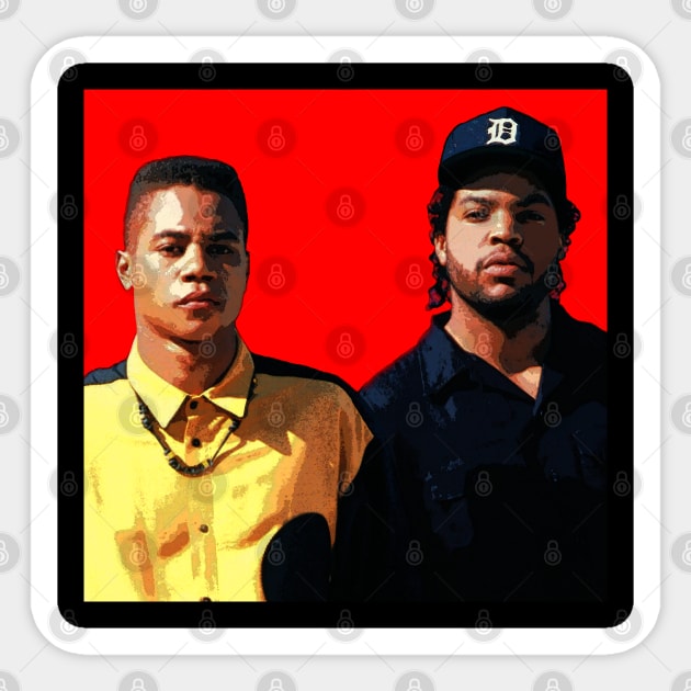 boyz n the hood Sticker by oryan80